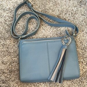 Brighton pre loved Elegant Blue Crossbody Bag